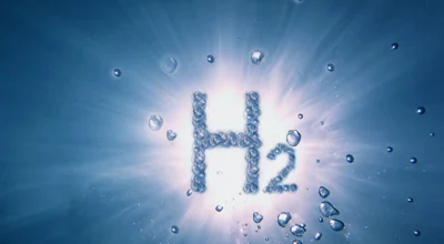 H2 written in bubbles with light shining behind it H2 written in bubbles with light shining behind it