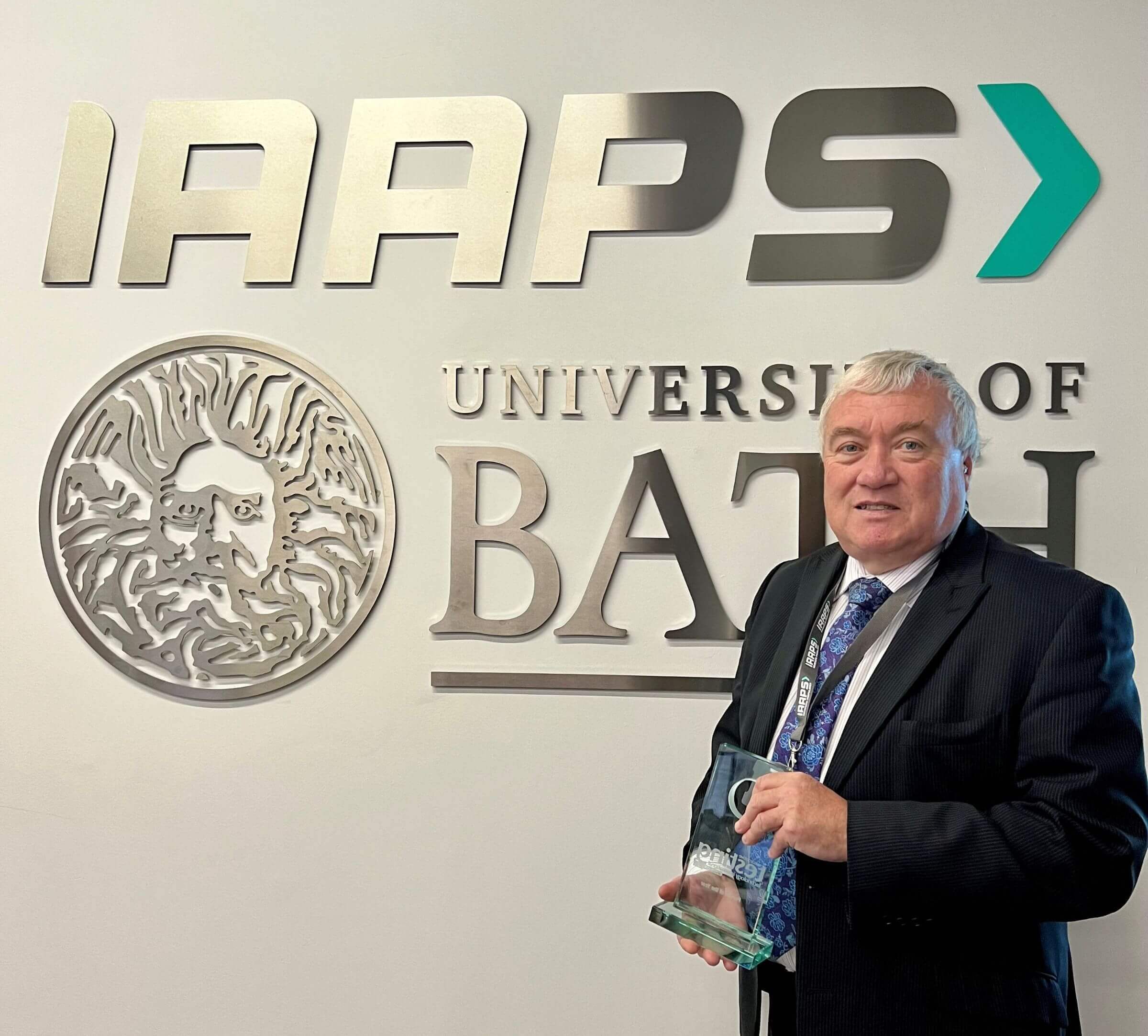 IAAPS Executive Director Gary Hawley receives Person of the Year award