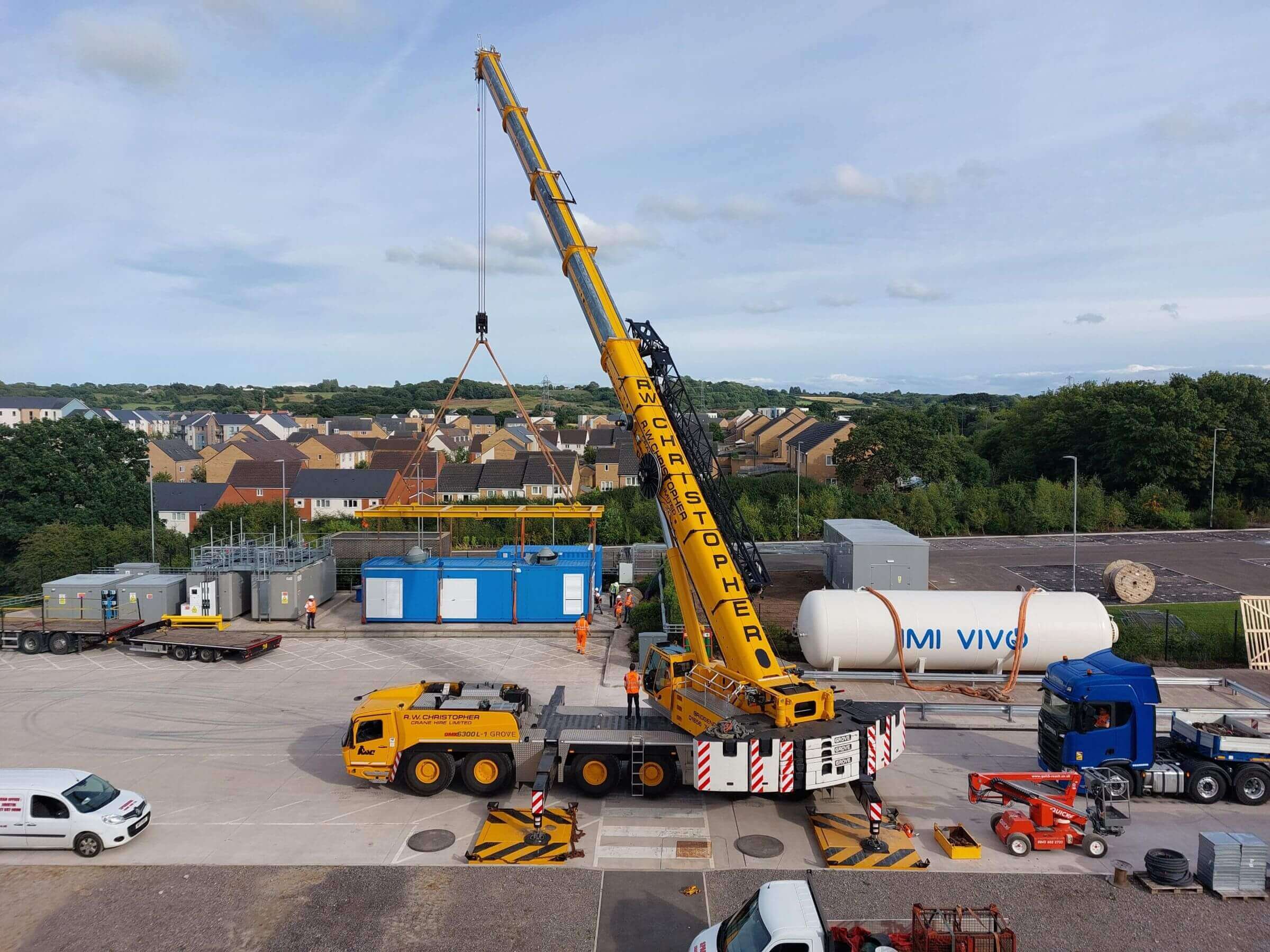 IMI VIVO electrolyser arrives at IAAPS’ hydrogen production and storage facility